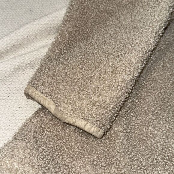 Joie teddy button front boxy fit tan jacket | Sz XS - Picture 5 of 7